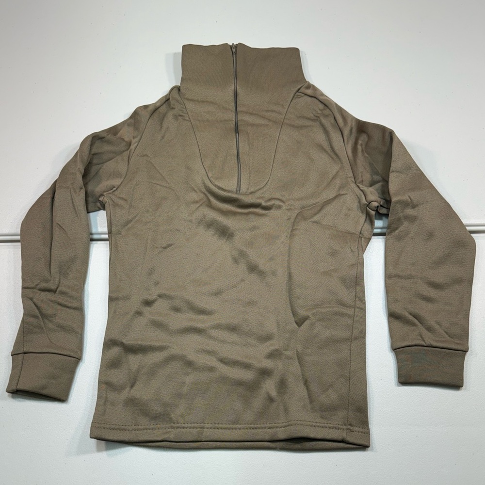 US Military ECWCS Undershirt Thermal Cold Weather 1/4 Zip Pullover XS NEW